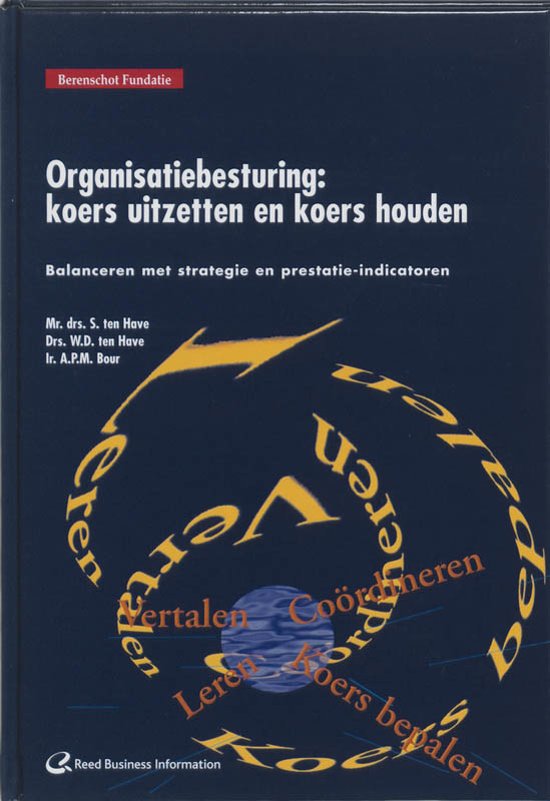 Organisatiebesturing: Koers uitzetten en koers houden Steven ten Have Wouter ten Have